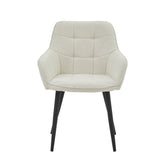 Chaise de salle à manger Oriana - Boucle blanche